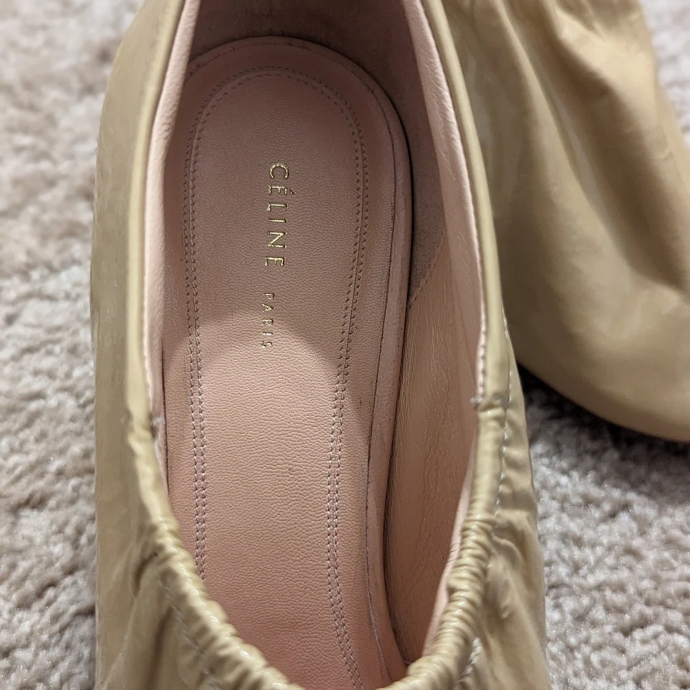 Céline by Phoebe Philo patent leather pumps, cone heels sz 36.5 or 6.5 US - Picture 6 of 12